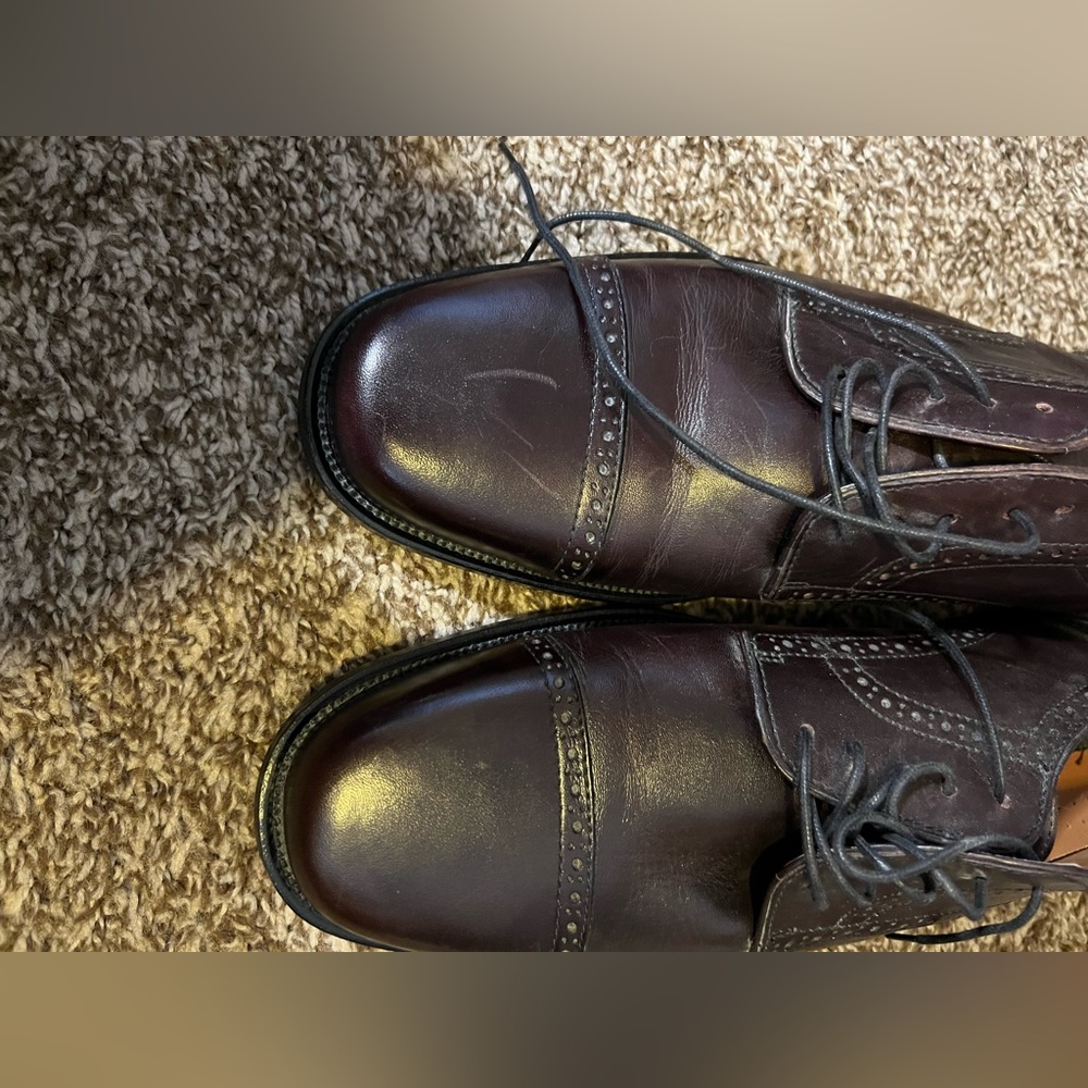 Bostonian Shoes, Derby Oxfords, Leather, Size 12 M. Model 24017. - Picture 2 of 10